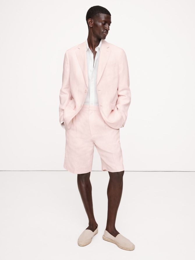 Linen Suit Jacket - Image 6