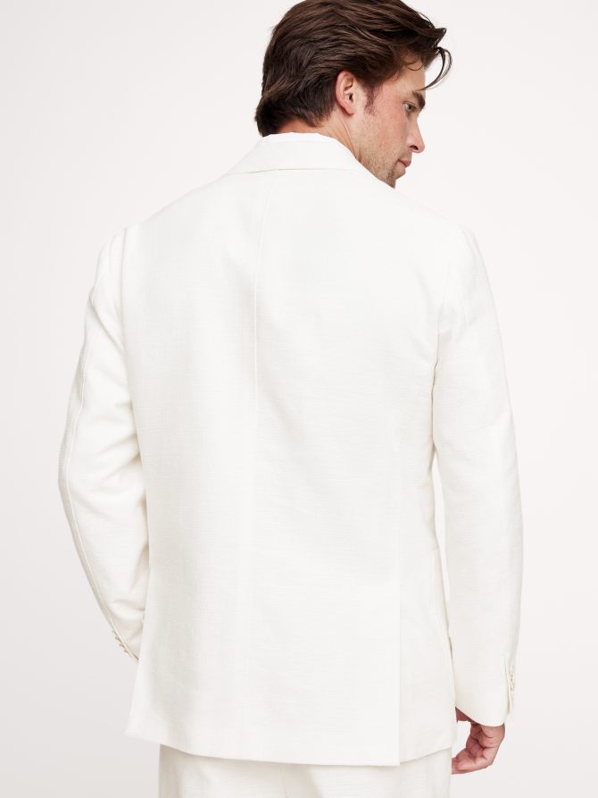 Cotton-Linen Blend Suit Jacket - Image 3