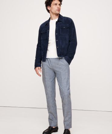 Cotton-Linen Suit Pant