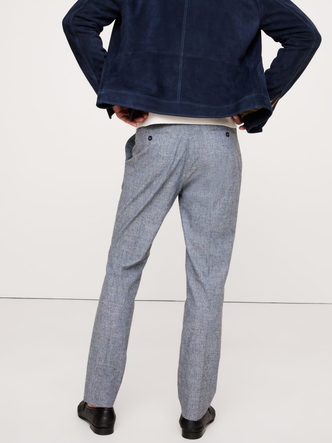 Cotton-Linen Suit Pant - Image 3