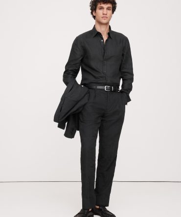 Floral Jacquard Suit Pant