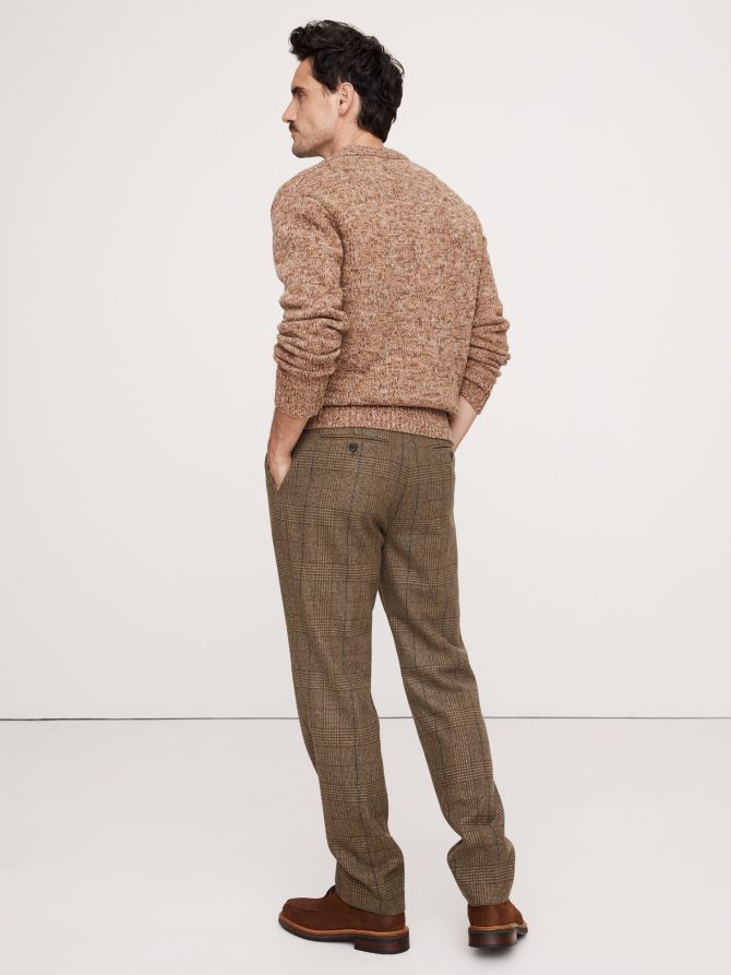 Plaid Flannel Suit Pant - Image 2