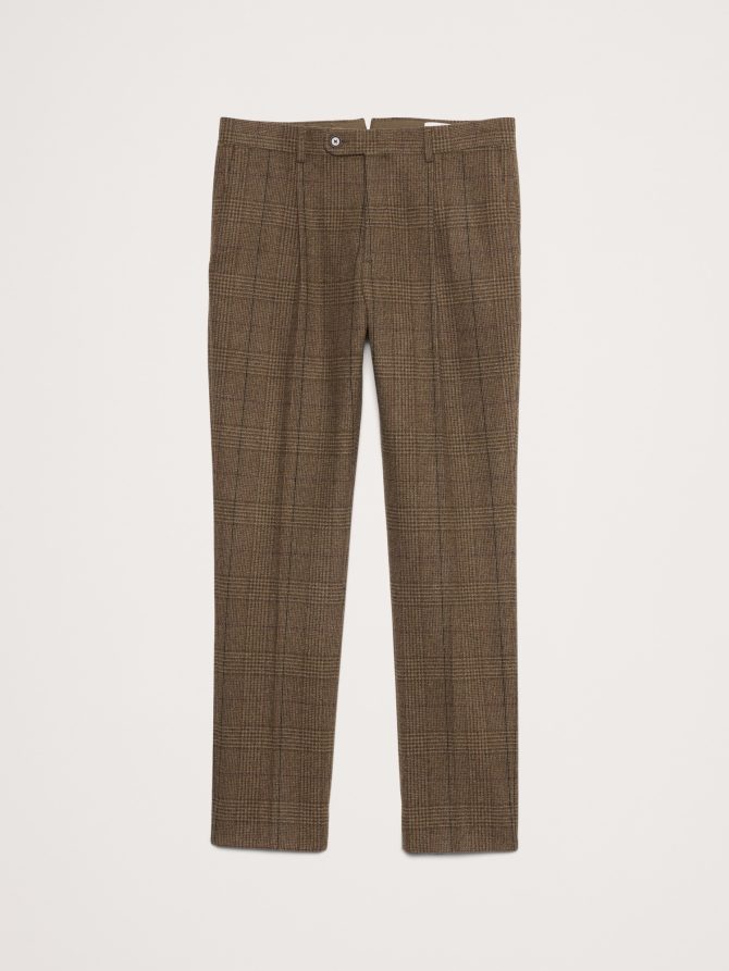 Plaid Flannel Suit Pant - Image 4