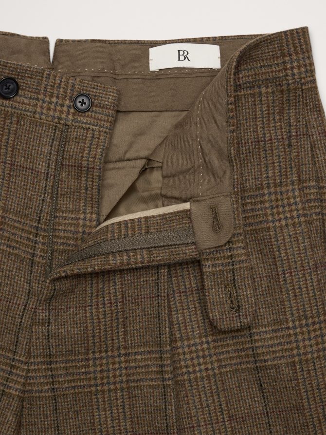 Plaid Flannel Suit Pant - Image 5