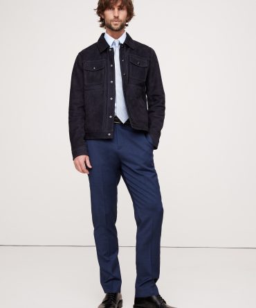 Signature Italian Nailhead Suit Pant