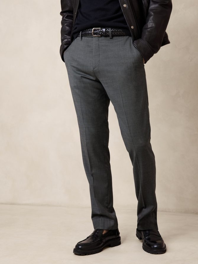 Signature Italian Nailhead Suit Pant - Image 3