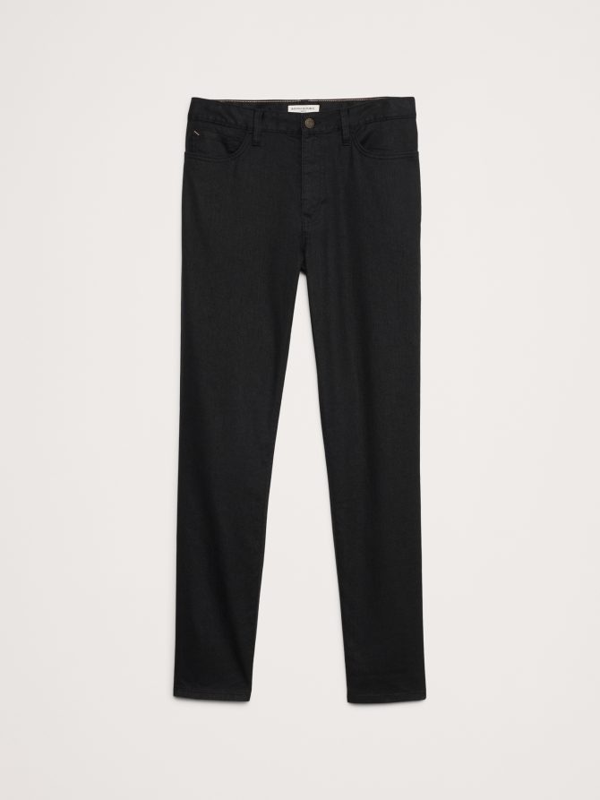 Slim Heathered Linen-Cotton Traveler Pant - Image 7