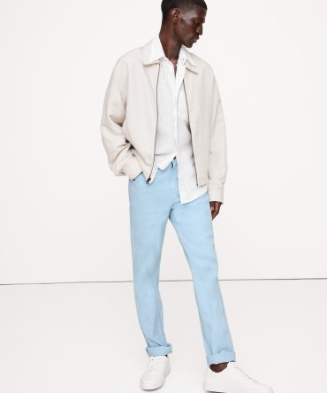 Slim Linen-Cotton Traveler Pant