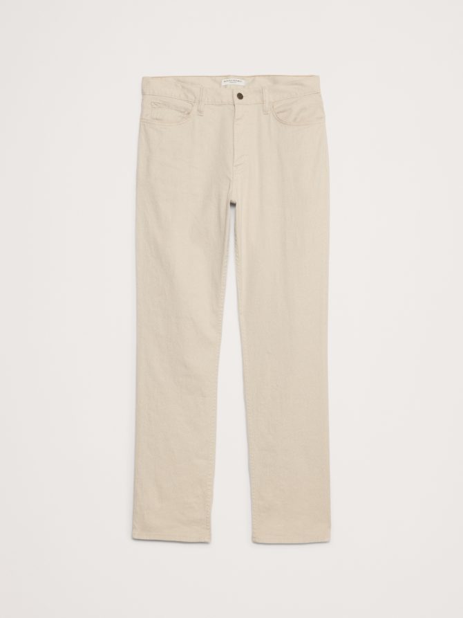 Straight Linen-Cotton Traveler Pant - Image 7