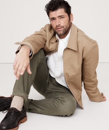 Slim Linen-Cotton Traveler Pant