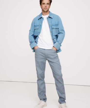 Slim Linen-Cotton Traveler Pant