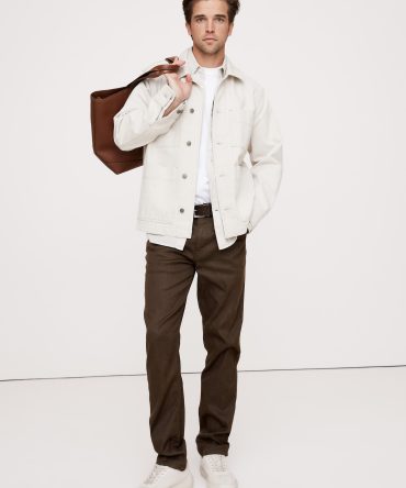 Slim Linen-Cotton Traveler Pant