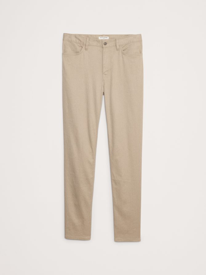Slim Linen-Cotton Traveler Pant - Image 4