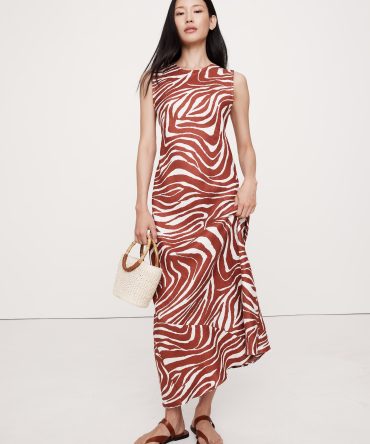 Backless Linen Maxi Dress