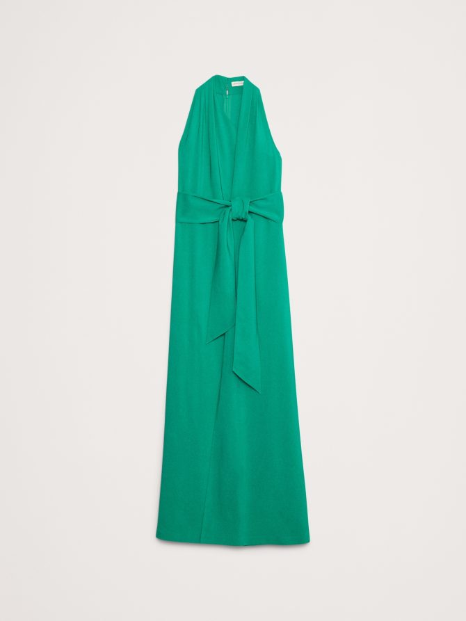 Stretch-Crepe Maxi Dress - Image 5