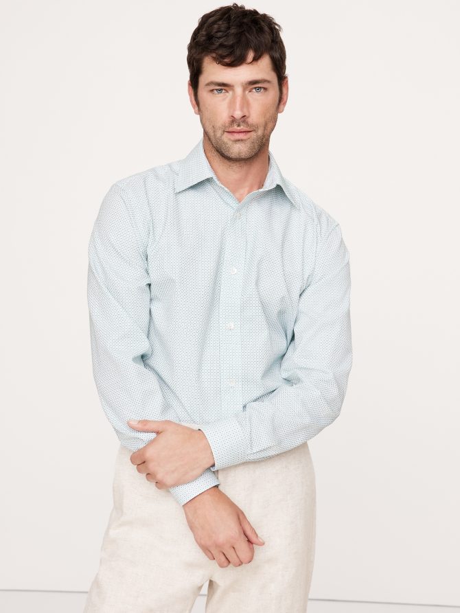 Standard-Fit Wrinkle-Resistant Dress Shirt