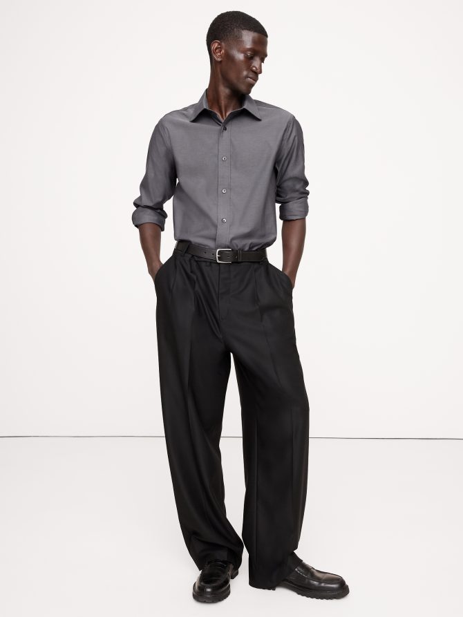 Standard-Fit Wrinkle-Resistant Dress Shirt - Image 5