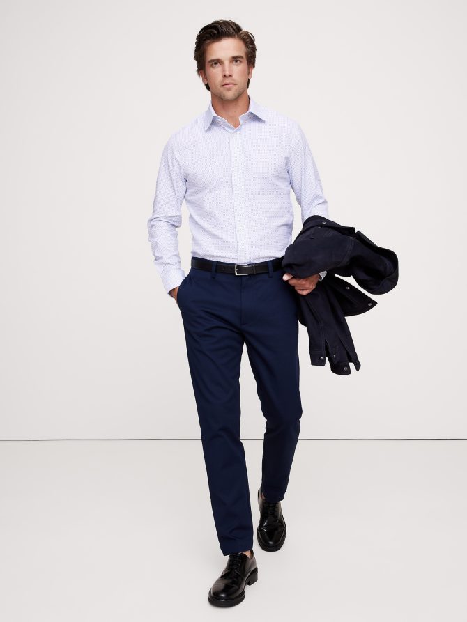 Standard-Fit Wrinkle-Resistant Dress Shirt