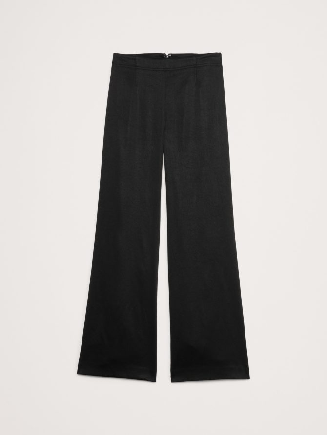 Mid-Rise Kick-Flare Satin Ankle Pant - Image 5