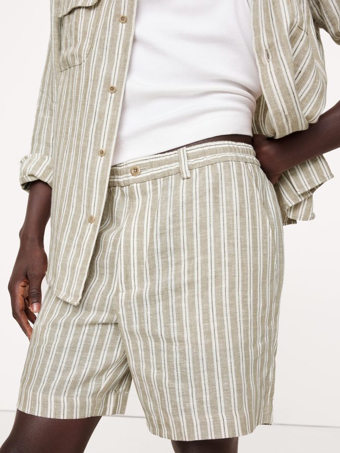 7" Linen Pull-On Short - Image 4