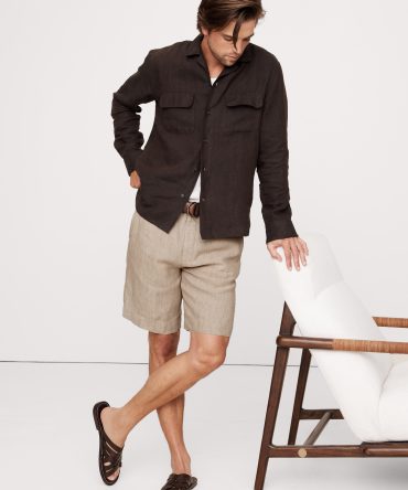 Lino 9" Linen Short