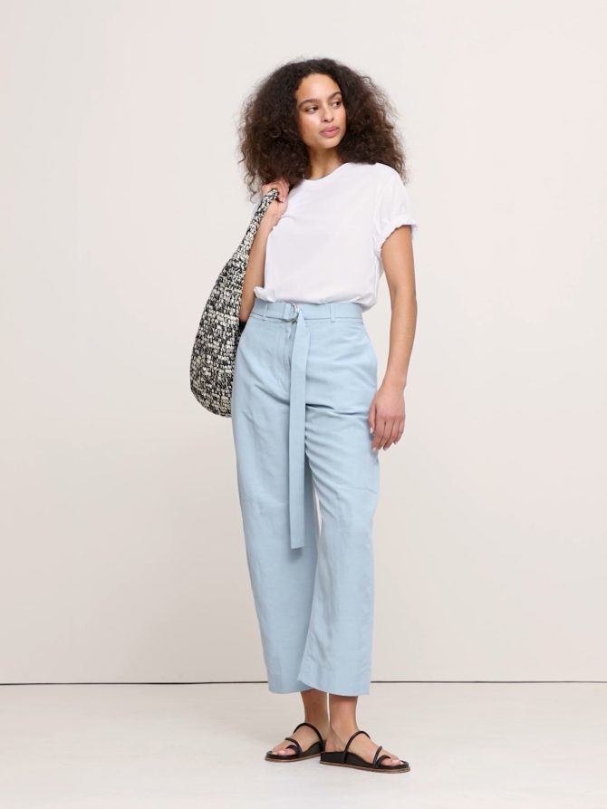 High-Rise Barrel Tencel™-Linen Pant - Image 2