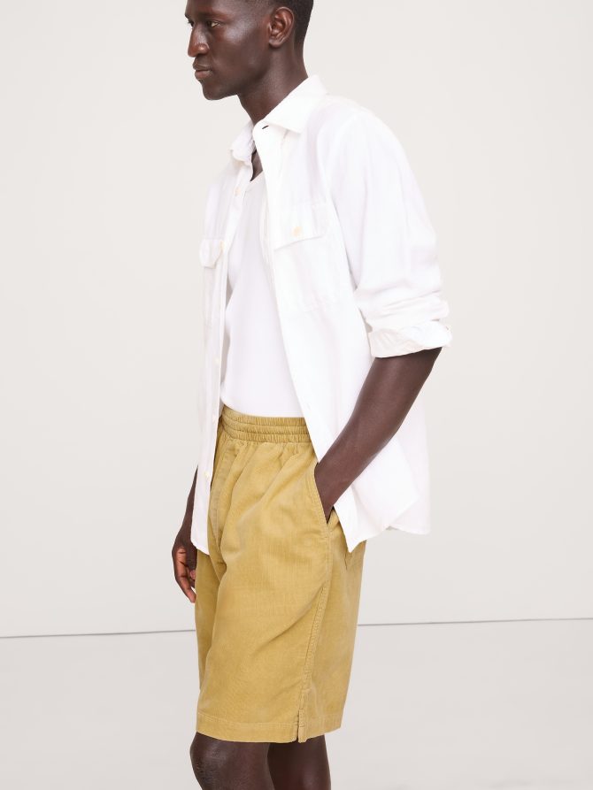 9.5" LOOSE CORDUROY PULL-ON SHORT - Image 3