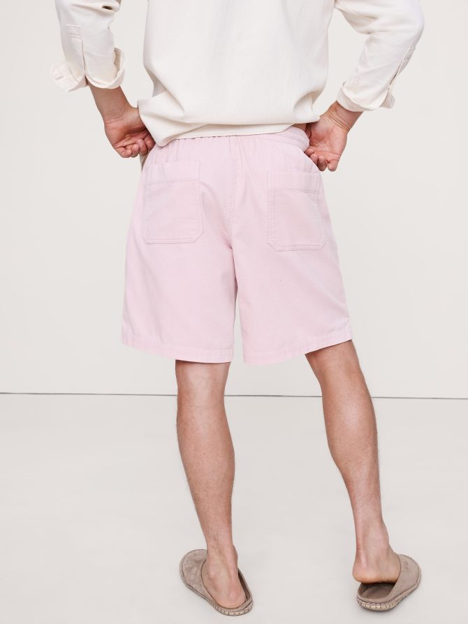 9.5" LOOSE CORDUROY PULL-ON SHORT - Image 4