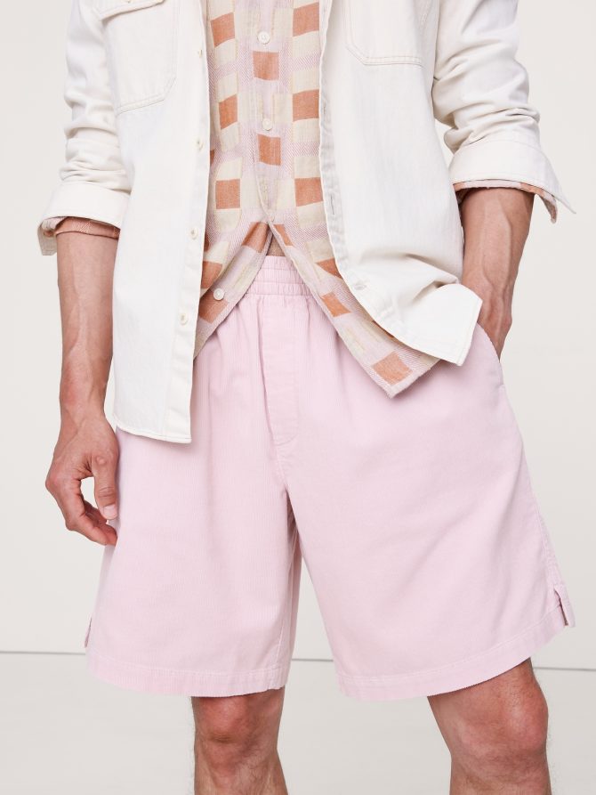 9.5" LOOSE CORDUROY PULL-ON SHORT - Image 5