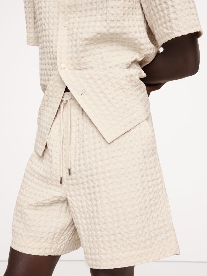 7" Waffle Cotton Pull-On Short - Image 3