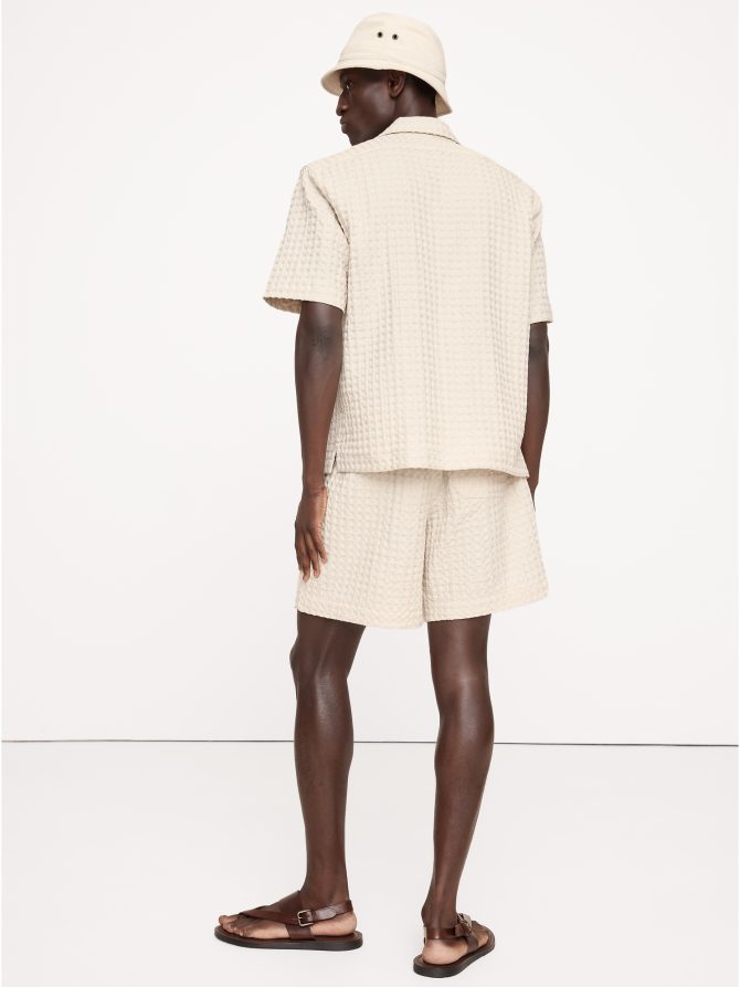 7" Waffle Cotton Pull-On Short - Image 2