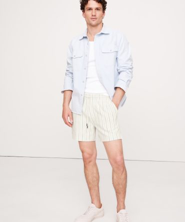 5" Jacquard Stripe Pull-On Short