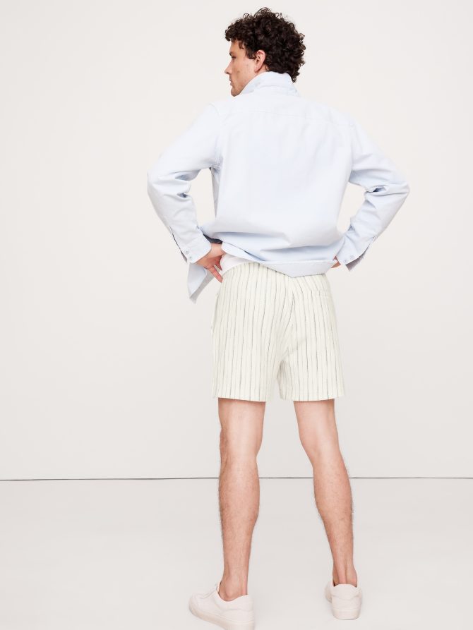 5" Jacquard Stripe Pull-On Short - Image 2
