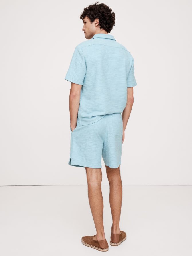 7" Slub Bouclé Pull-On Short - Image 2