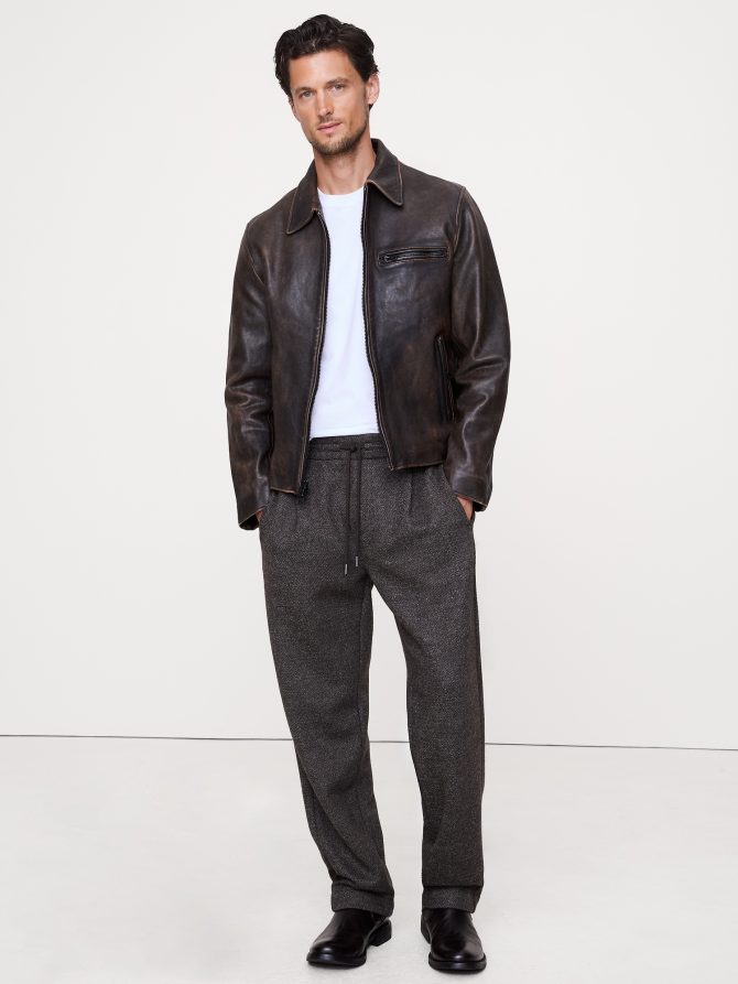 LEATHER RACING JACKET - Image 4