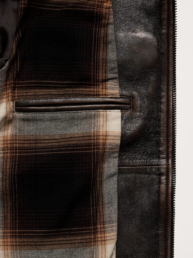 LEATHER RACING JACKET - Image 6