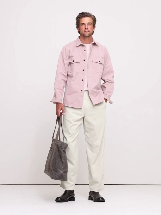 Standard-Fit Cotton Twill Shirt Jacket - Image 2