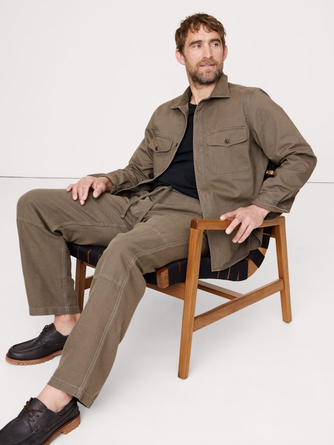 HEAVY TWILL OVERSHIRT - Image 4