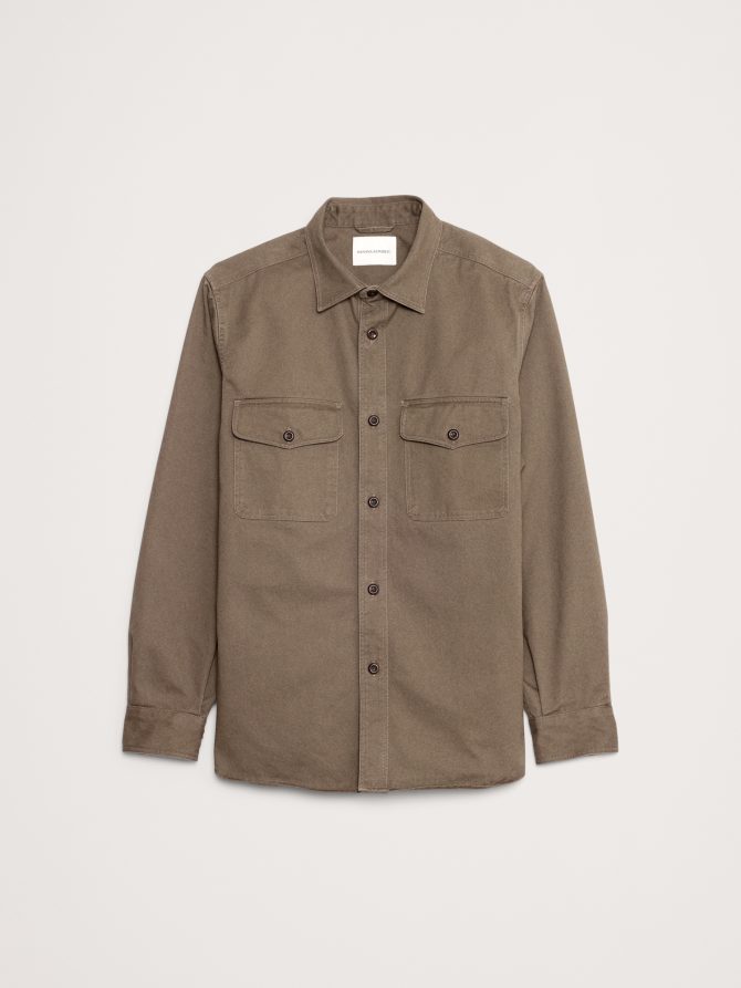 HEAVY TWILL OVERSHIRT - Image 5