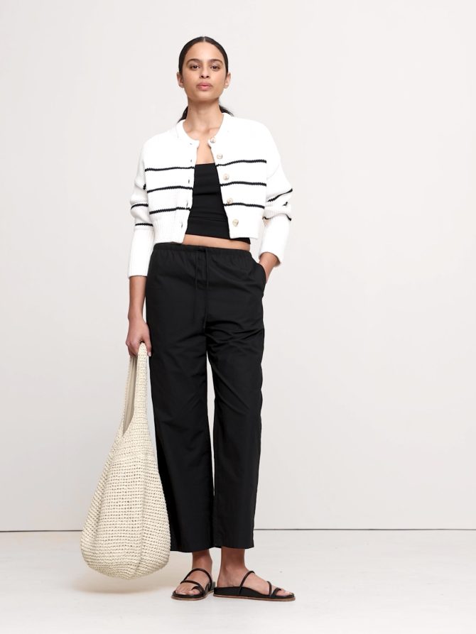 Cotton Poplin Pull-On Pant - Image 2