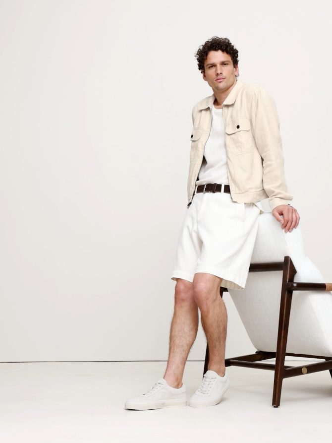 Linen-Cotton Mechanic's Jacket - Image 2