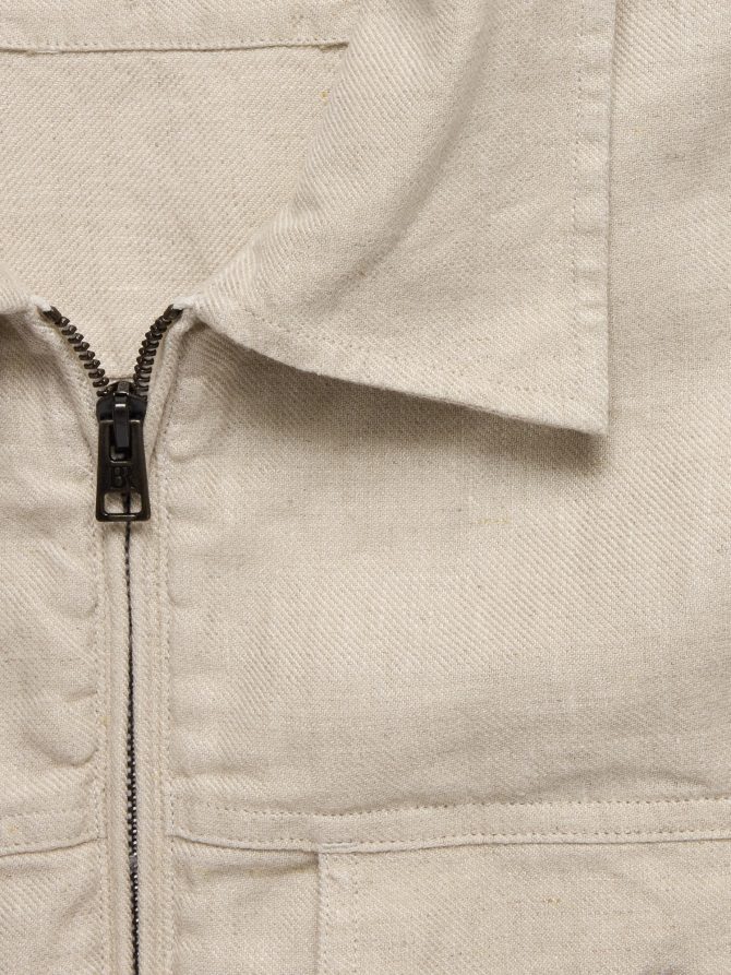 Linen-Cotton Mechanic's Jacket - Image 6