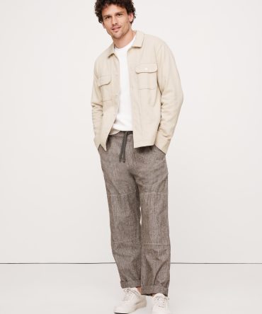 French Terry Shirt Jacket