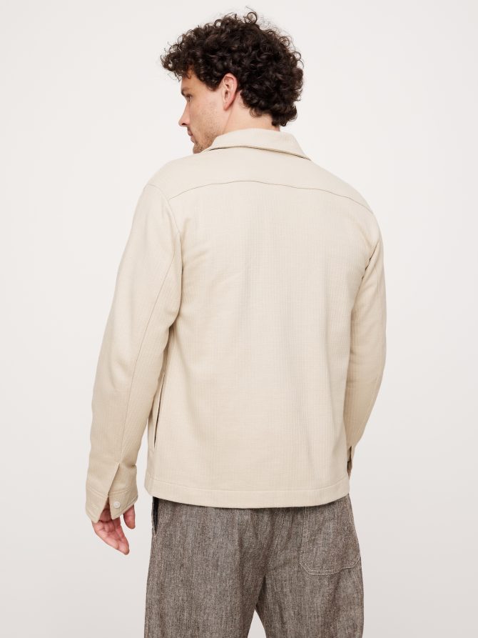 French Terry Shirt Jacket - Image 2