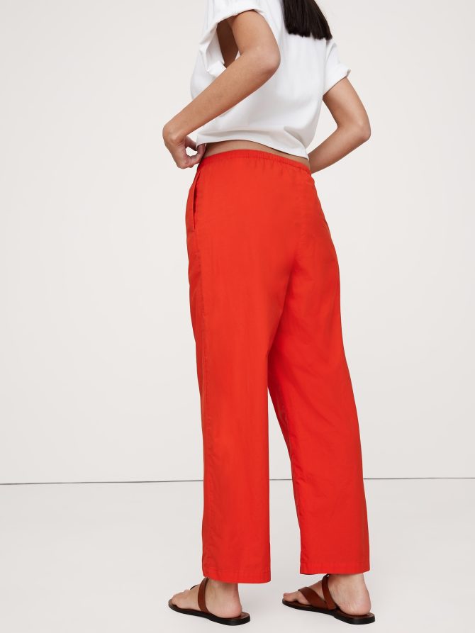 Cotton Poplin Pull-On Pant - Image 2