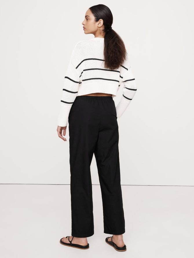 Cotton Poplin Pull-On Pant - Image 5