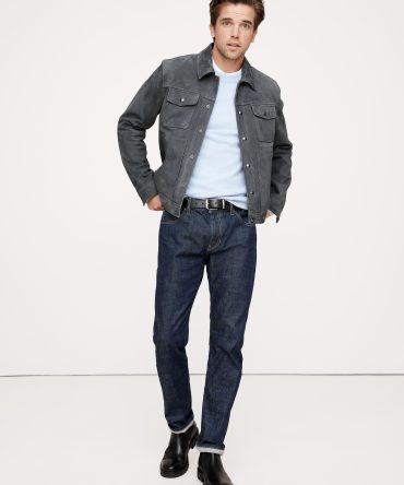 Suede Trucker Jacket