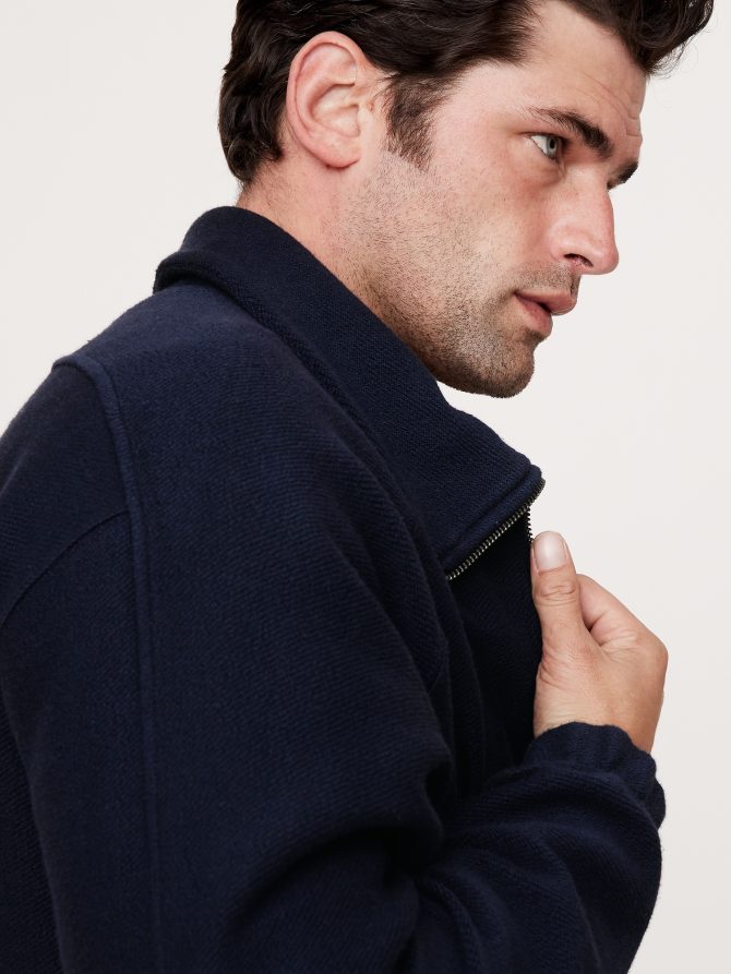 French Terry Zip Sweatshirt - Image 3