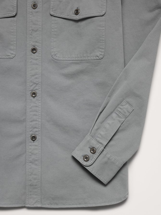 Standard-Fit Cotton Twill Shirt Jacket - Image 7