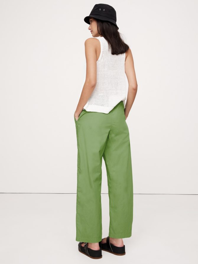 Cotton Poplin Pull-On Pant - Image 2